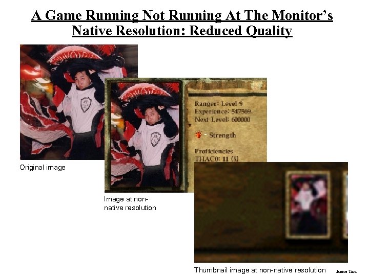 A Game Running Not Running At The Monitor’s Native Resolution: Reduced Quality Original image