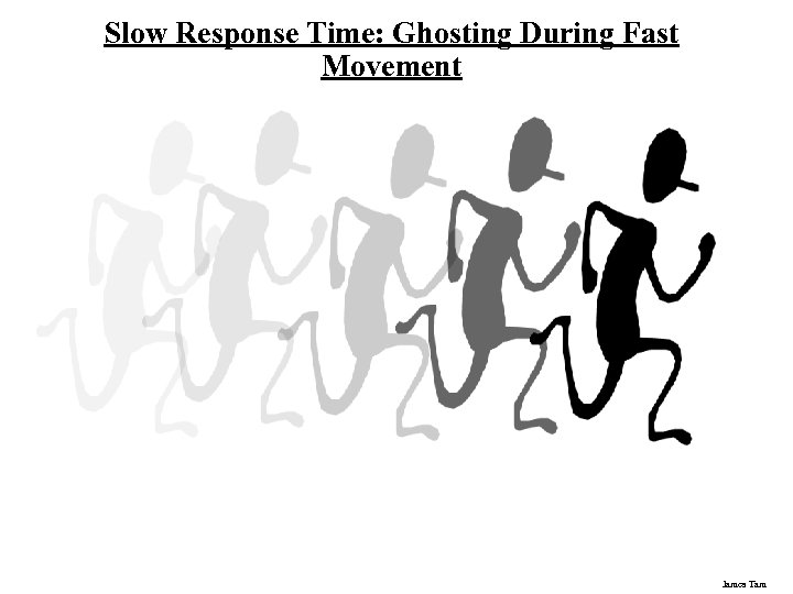 Slow Response Time: Ghosting During Fast Movement James Tam 
