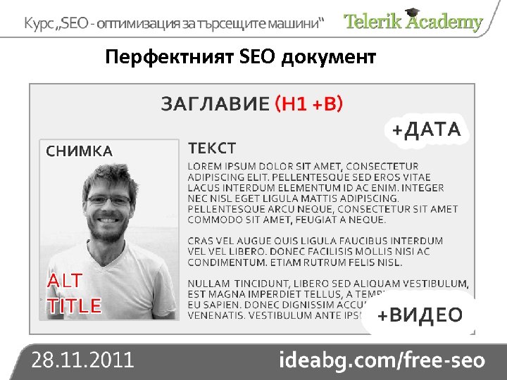 Перфектният SEO документ 