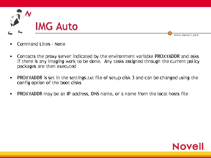IMG Auto • Command Lines – None • Contacts the proxy server indicated by
