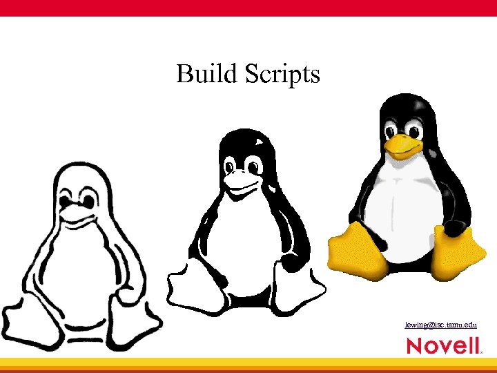 Build Scripts lewing@isc. tamu. edu 