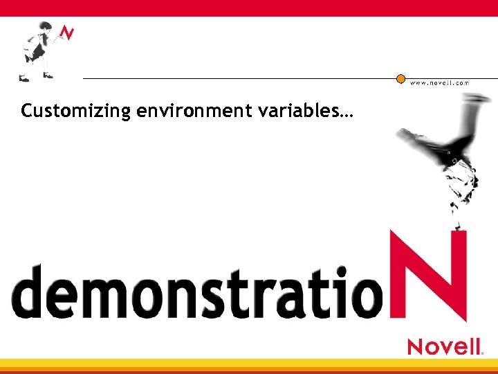 Customizing environment variables… 