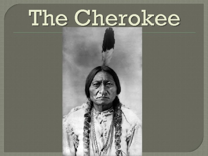 The Cherokee 