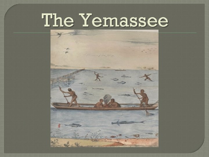 The Yemassee 