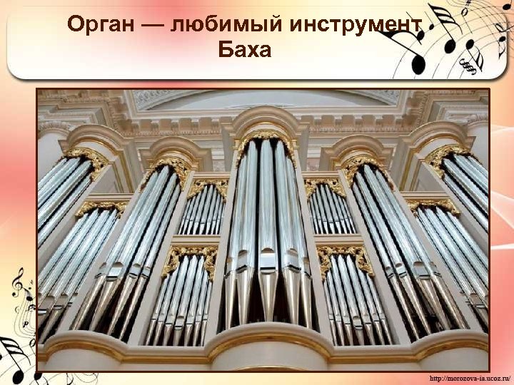 Орган — любимый инструмент Баха 