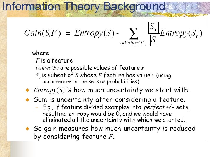 Information Theory Background 