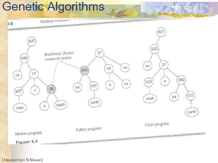 Genetic Algorithms [Adapted from N. Nilsson] 