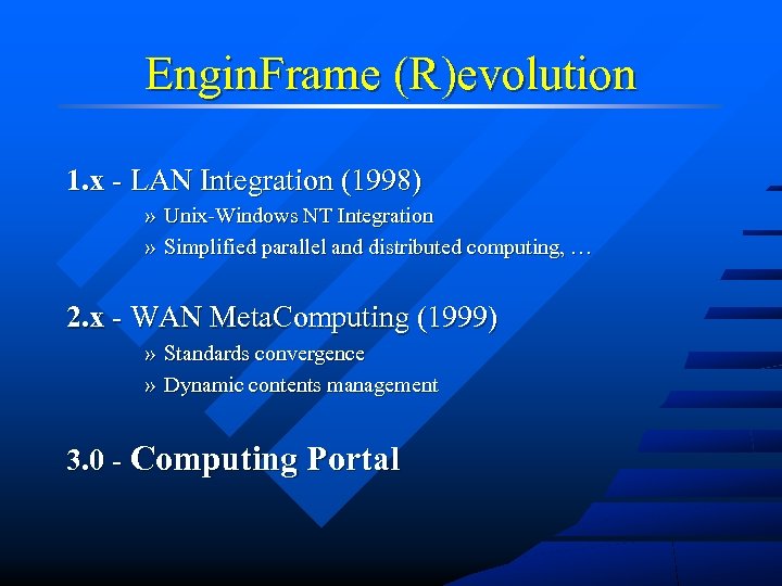 Engin. Frame (R)evolution 1. x - LAN Integration (1998) » Unix-Windows NT Integration »