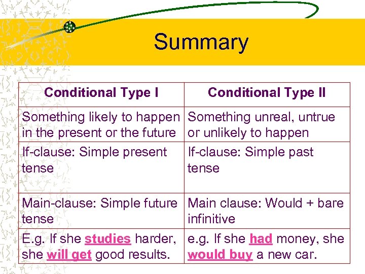 Conditional 3 презентация