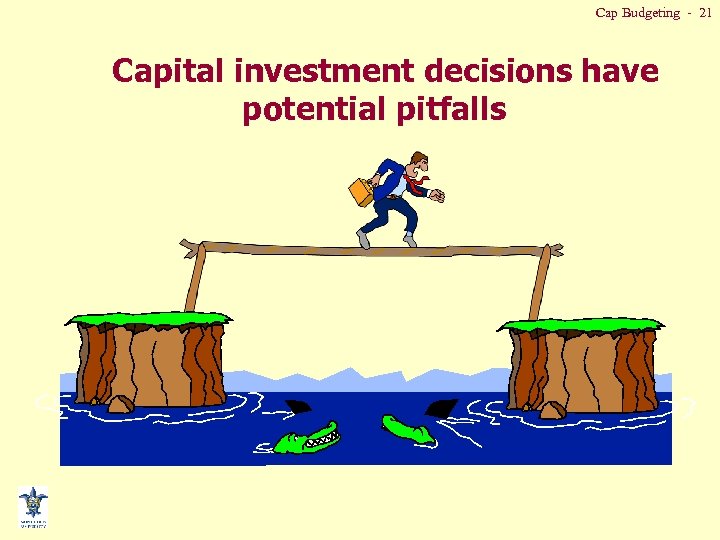 Cap Budgeting - 21 Capital investment decisions have potential pitfalls 