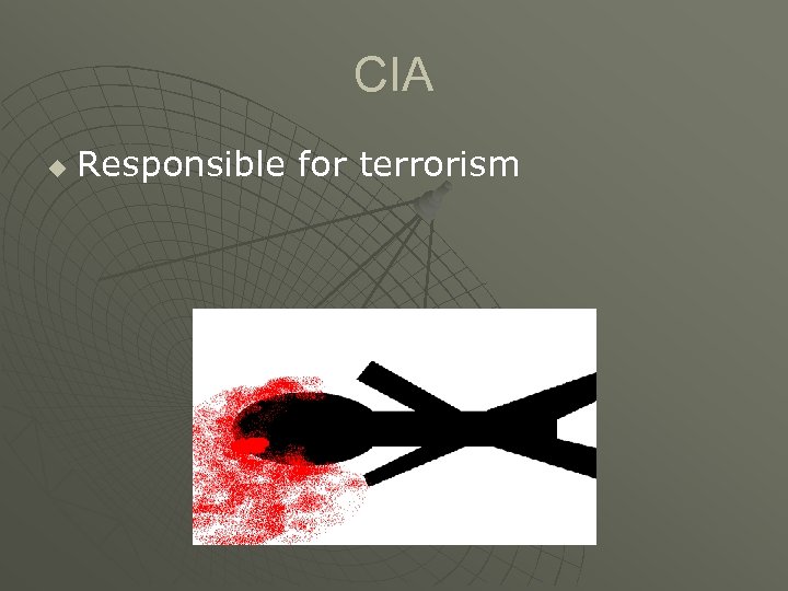 CIA u Responsible for terrorism 