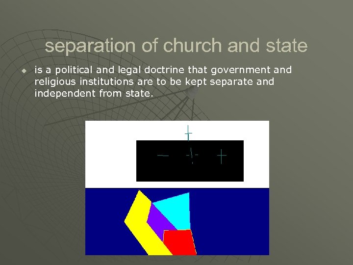 separation of church and state u is a political and legal doctrine that government