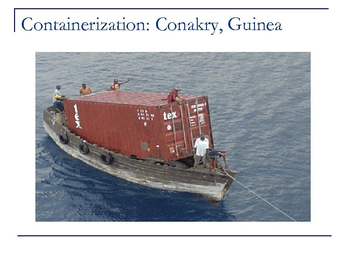 Containerization: Conakry, Guinea 