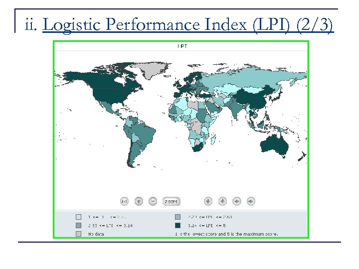 ii. Logistic Performance Index (LPI) (2/3) 