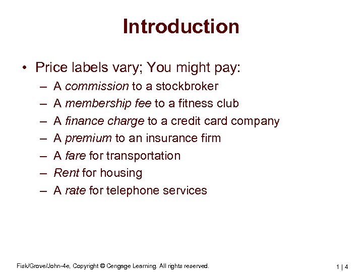 Introduction • Price labels vary; You might pay: – – – – A commission