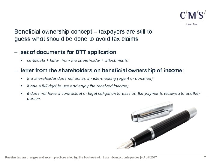 Beneficial ownership concept – taxpayers are still to guess what should be done to