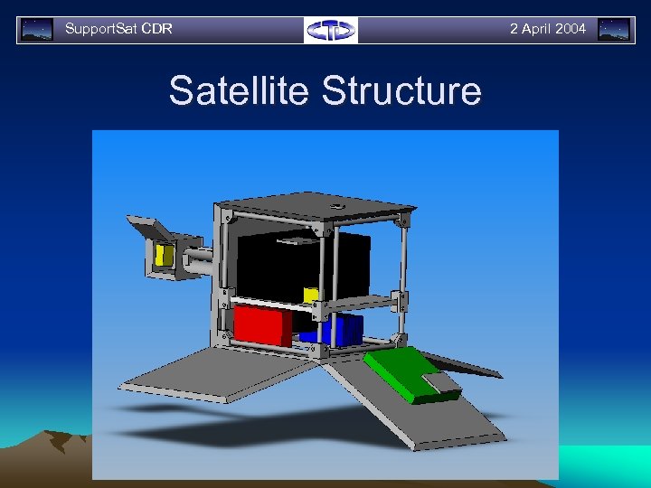 Support. Sat CDR Satellite Structure 2 April 2004 