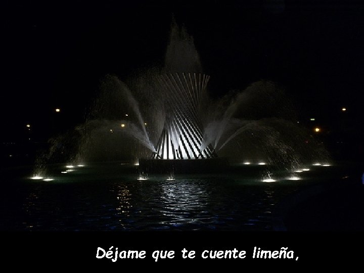 Déjame que te cuente limeña, 