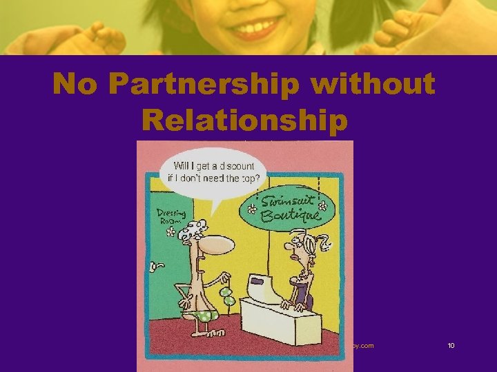 No Partnership without Relationship Laurie A. Lundblad -www. Bridges. Therapy. com © 2009 10