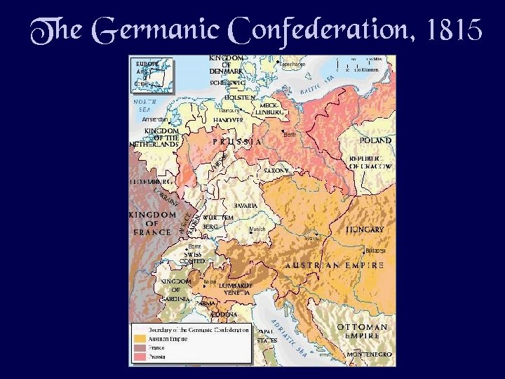 The Germanic Confederation, 1815 
