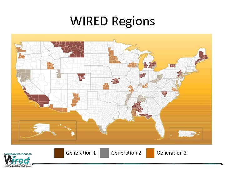 WIRED Regions Generation 1 Generation 2 Generation 3 