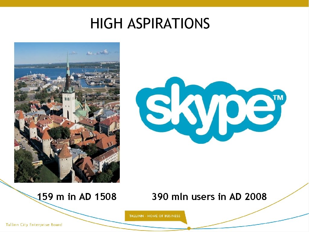 HIGH ASPIRATIONS 159 m in AD 1508 390 mln users in AD 2008 
