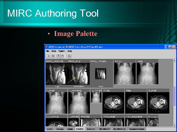 MIRC Authoring Tool • Image Palette 