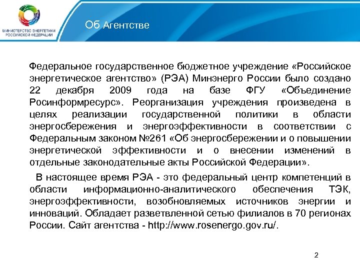 Учреждение произвело. Росинформресурс. РЭА Минэнерго структура. Государственные бюджетные учреждения РФ.