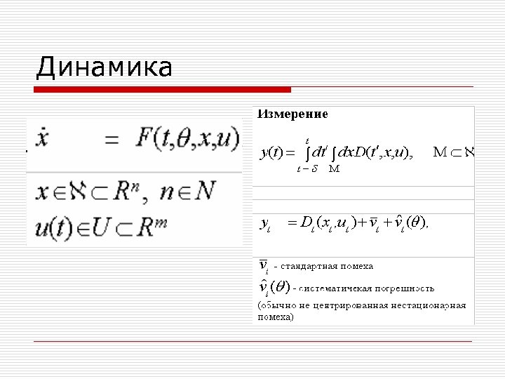 Динамика 