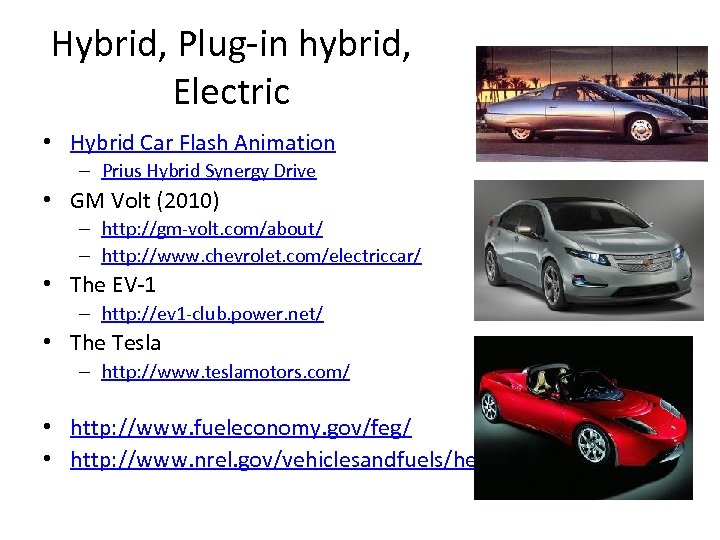 Hybrid, Plug-in hybrid, Electric • Hybrid Car Flash Animation – Prius Hybrid Synergy Drive