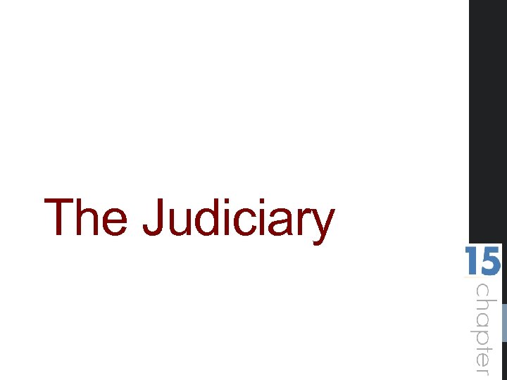 The Judiciary 