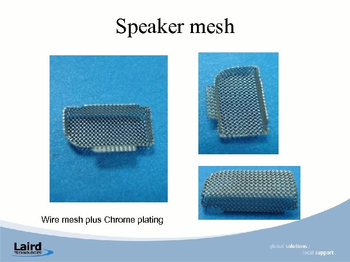 Speaker mesh Wire mesh plus Chrome plating 