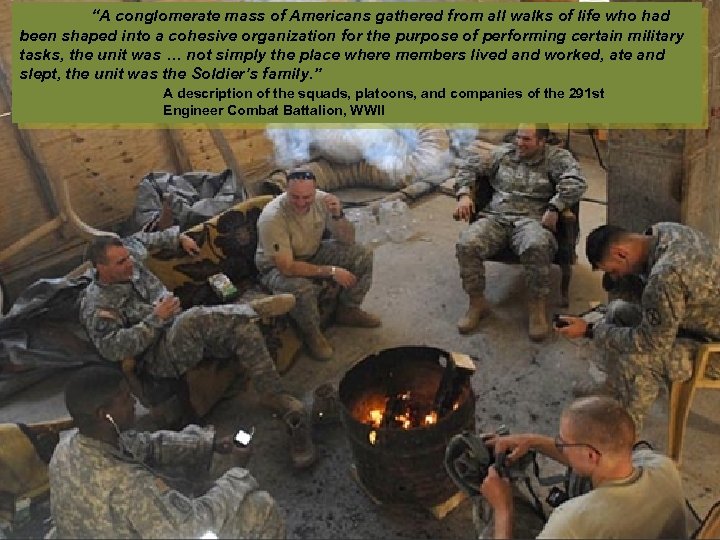 “A conglomerate mass of Americans gathered from all walks of life who had been