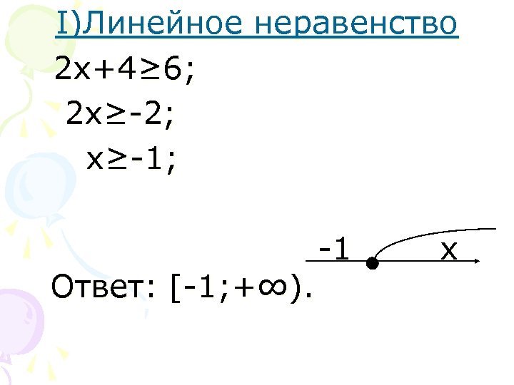 Линейные неравенства. Виды линейных неравенств. Линейные неравенства примеры. Элементарное линейное неравенство.