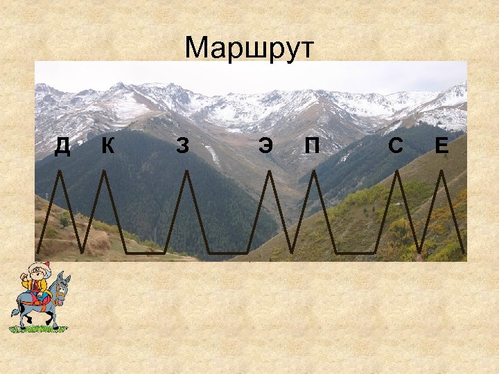 Маршрут Д К З Э П С Е 