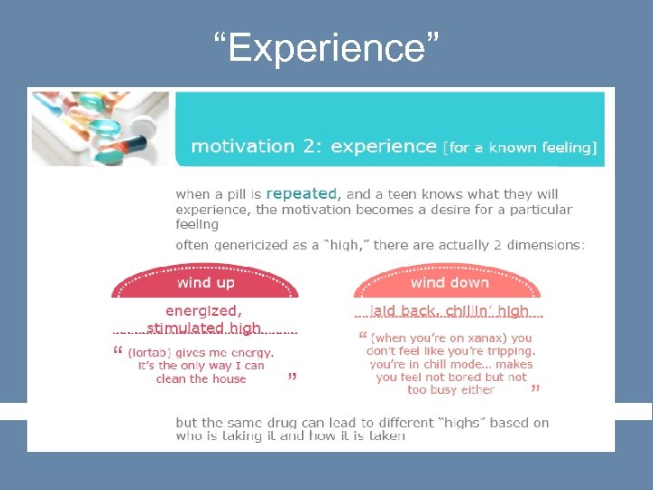 “Experience” 