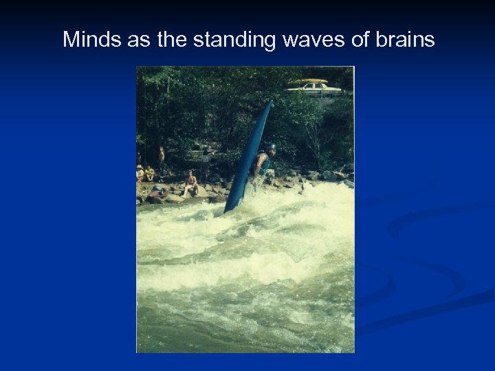 Minds as the standing waves of brains Image Courtesy of Samford University Center for