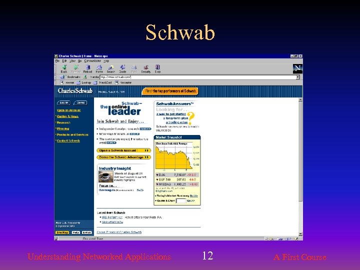 Schwab Understanding Networked Applications 12 A First Course 