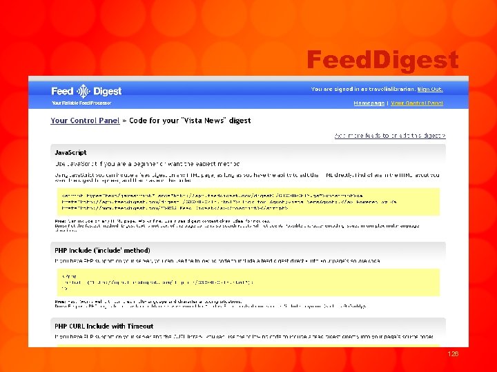 Feed. Digest 126 
