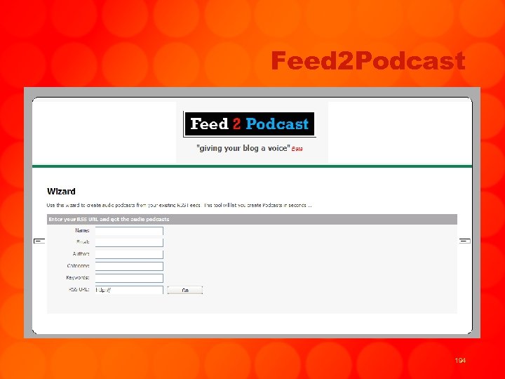 Feed 2 Podcast 194 