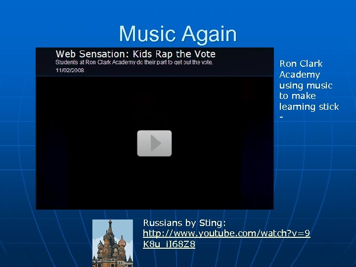 Music Again Ron Clark Academy using music to make learning stick - Russians by