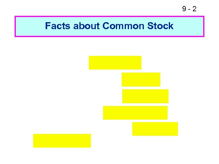 9 -2 Facts about Common Stock 