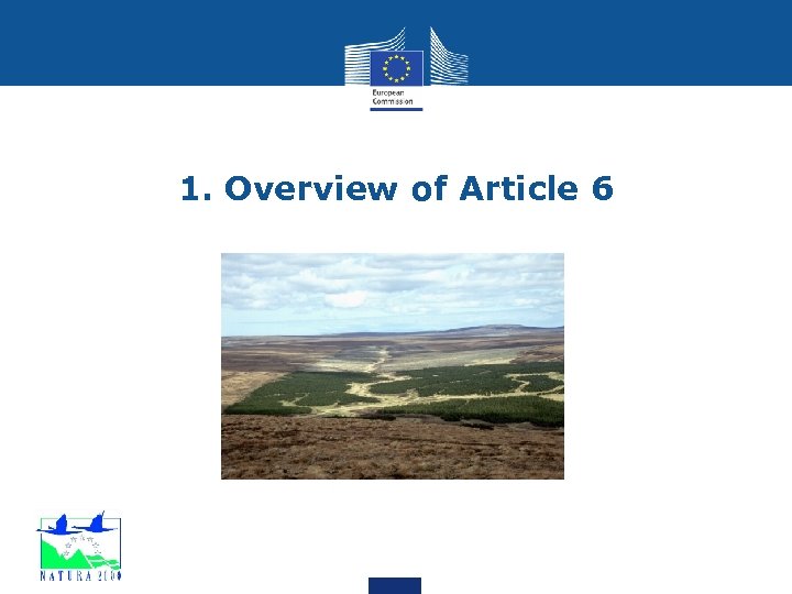 Implementation of Article 6 of the Habitats Directive