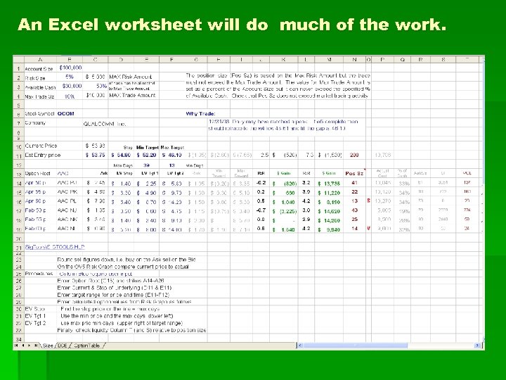 An Excel worksheet will do much of the work. 