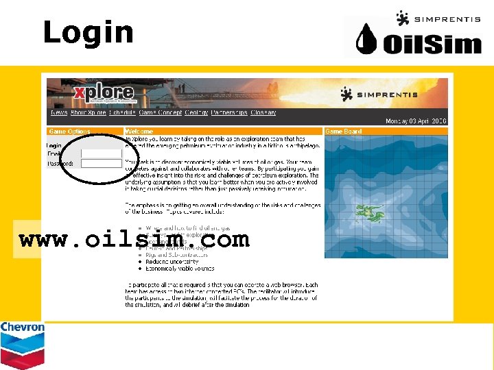 Login www. oilsim. com 