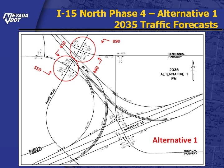 I-15 North Phase 4 – Alternative 1 2035 Traffic Forecasts 