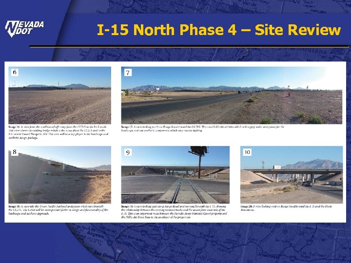I-15 North Phase 4 – Site Review 