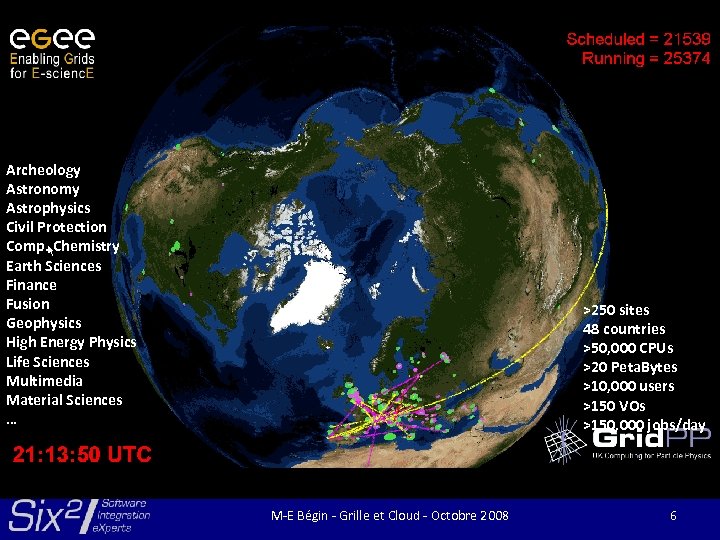 Archeology Astronomy Astrophysics Civil Protection Comp. Chemistry Earth Sciences Finance Fusion Geophysics High Energy