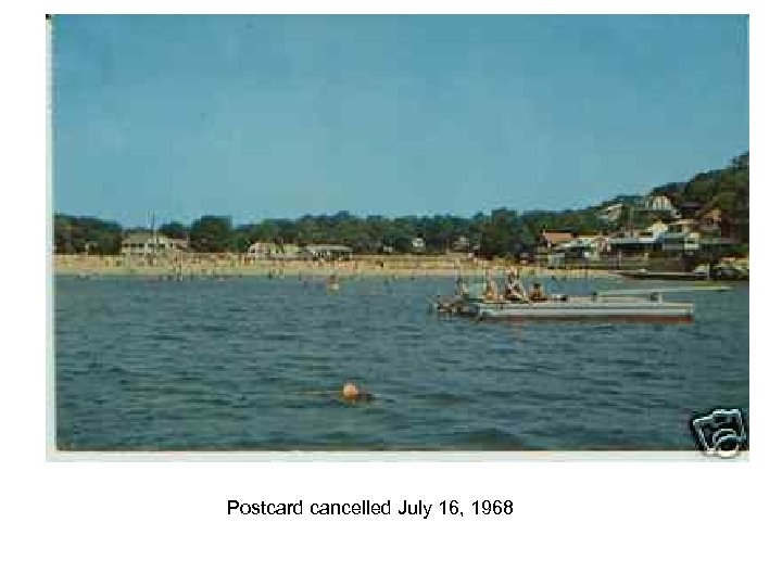 Postcard cancelled July 16, 1968 