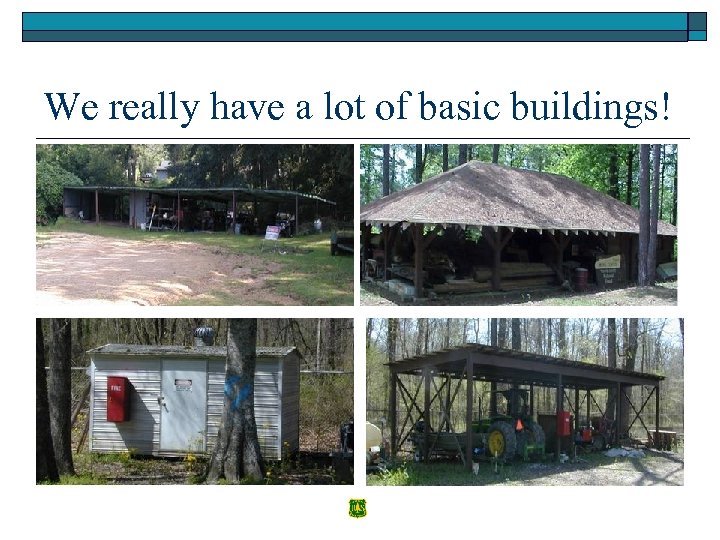 We really have a lot of basic buildings! 